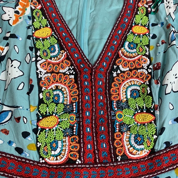 Anthropologie Akemi+Kin Beaded Karmina Dress - Picture 4 of 6